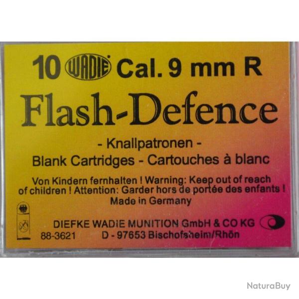 Cartouches 9 mm/380 Flash Defence A Blanc X10