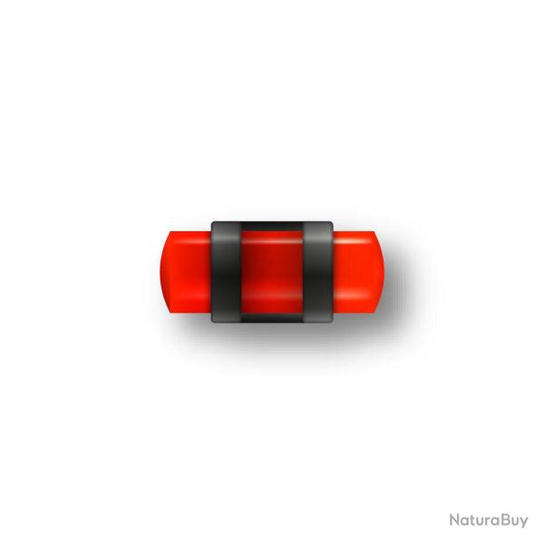 Guidon Fluo Rouge Ajoure M3.5 D4 L11