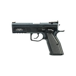 Pistolet Phoenix Redback Ultralight Gen 2 Alu/Alu Noir SA/DA guidon FO rouge 9x19