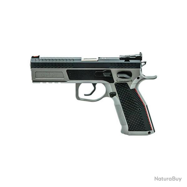 Pistolet Phoenix Redback Gen 2 Acier/Acier Bi-Ton SA/DA guidon FO rouge 9x19