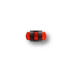 Guidon Fluo Rouge Ajoure M3.5 D3 L7.5
