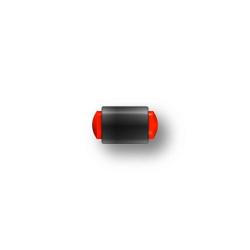 Guidon Fluo Rouge Plein M3 D3 L7