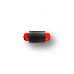 Guidon Fluo Rouge Plein M2.6 D2 L6.5