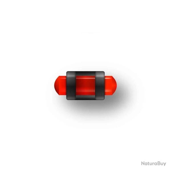 Guidon Fluo Rouge Ajoure M3 D2 L6.5