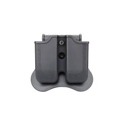 Porte Chargeur Double Glock Noir