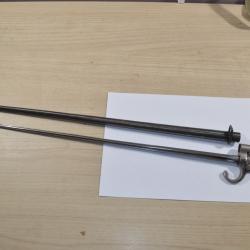 Ba&iuml;onnette Fran&ccedil;aise Lebel Rosalie Porte drapeau &agrave; identifier copie ? Bayonet French