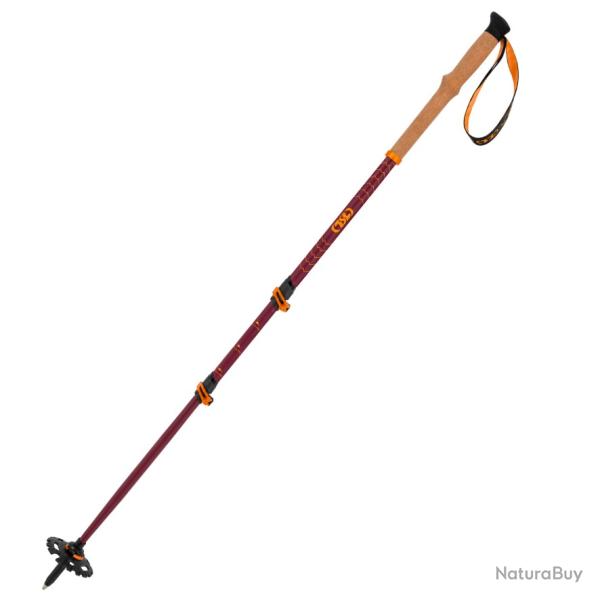 BATONS DE MARCHE TSL ALTI CARBON 3 CORK MID TWT BORDEAU TAILLE S/M