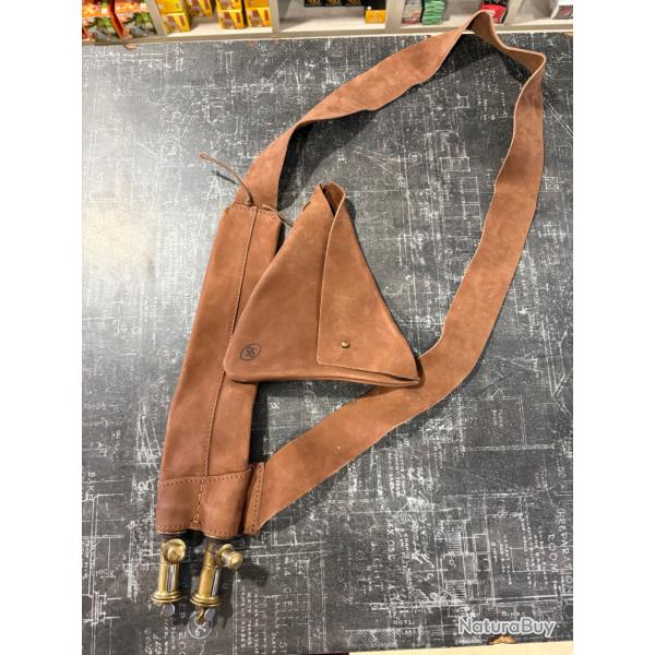 Pedersoli Sac Anglais Cuir Souple