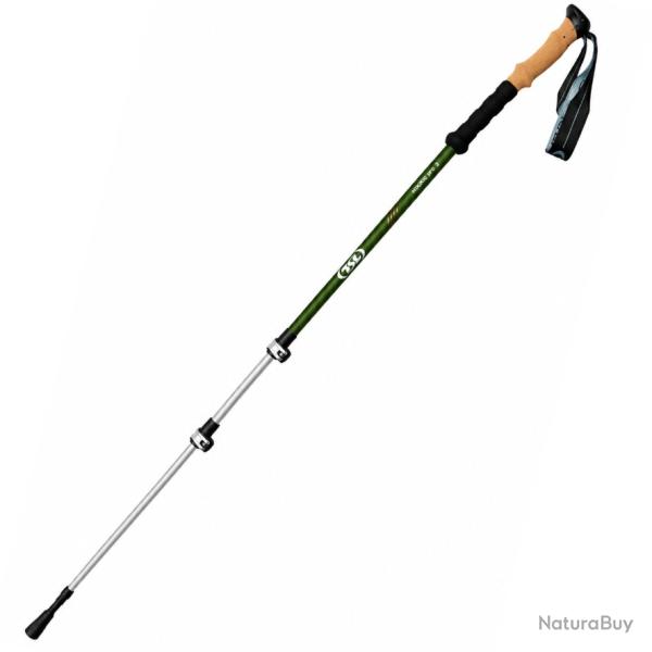 BATONS DE MARCHE TSL HIKING ALU 3 BI CROSSE AMAZONIA VERT