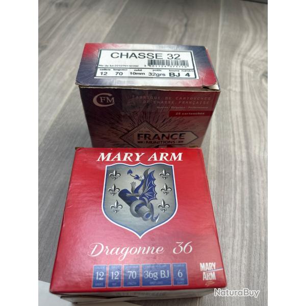 Lot de 50 cartouches BJ cal 12 envois inclus