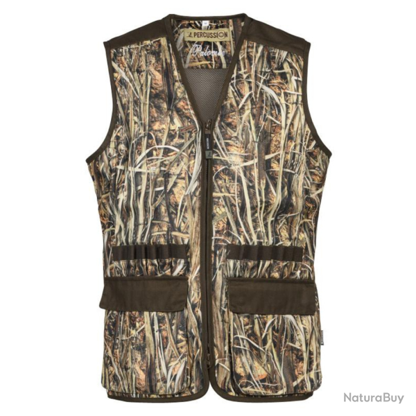 Gilet de chasse Palombe Ghostcamo Wet - PERCUSSION XXXL