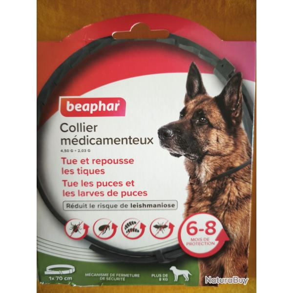 Beaphar Collier antiparasitaire (6-8 mois) - Neuf sous emballage