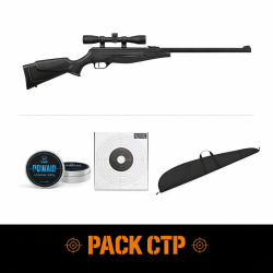 Carabine &agrave; plomb Stoeger RX20 S3 Suppressor Synth&eacute;tique - Cal. 4.5 - - 4.5 mm / Pack CTP