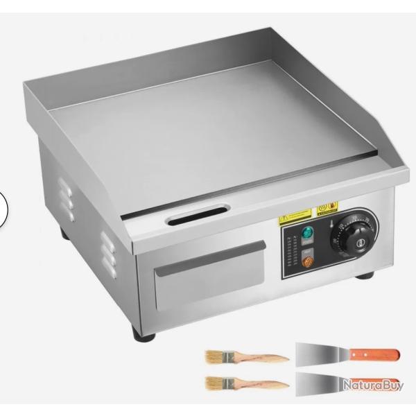 Plancha �lectrique 35,5x30 cm, Plaque � Snacker �lectrique 2000 W...ENCHERE 1 EURO