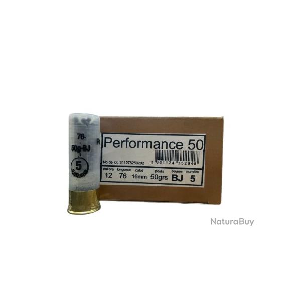 !! DESTOCKAGE !! CARTOUCHES JOCKER PERFORMANCE 50 BJ 12/76 PB5 BOITE 25