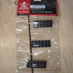 Kit de 3 rails Keymods (5 slots) Noir Vega Force Company