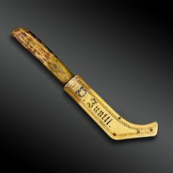 COUTEAU et son FOURREAU - Culture Sami, r&eacute;gion nord de la Su&egrave;de, de la Norv&egrave;ge et de la Finlande