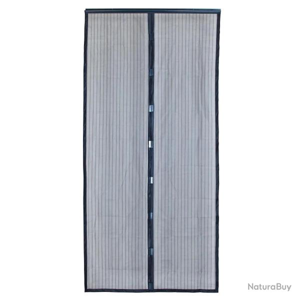 Rideau Moustiquaire Magn�tique Moustimagnet 100x220cm - Noir