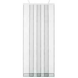 Rideau Moustiquaire Arles 100x220 cm - Fibre de Verre Gris Anti-Insectes