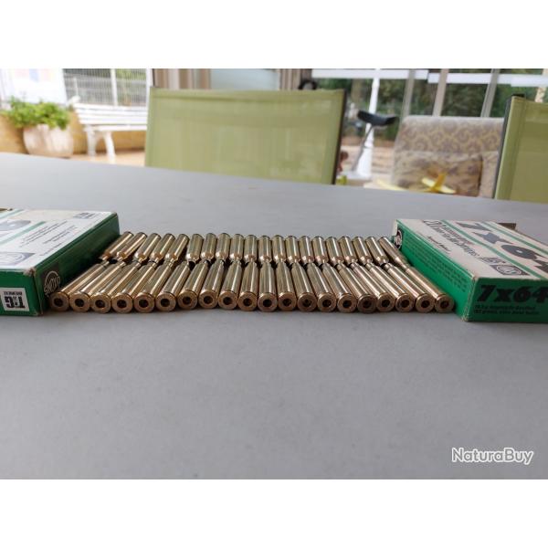 40 douilles neuves RWS calibre 7 x 64 dans bo�tes d'origine.