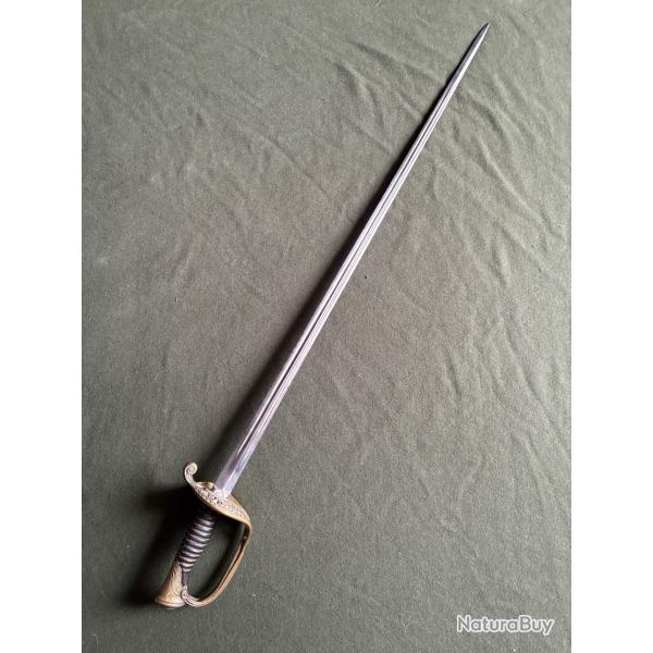 Sabre d'Officier d'infanterie Mle 1845/1855 Couleaux � Klingenthal sans fourreau