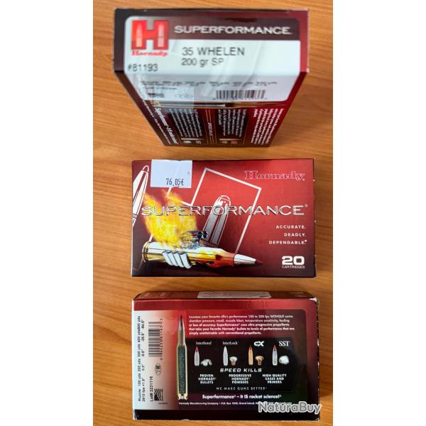 HORNADY 35 WHELEN 200gr SP