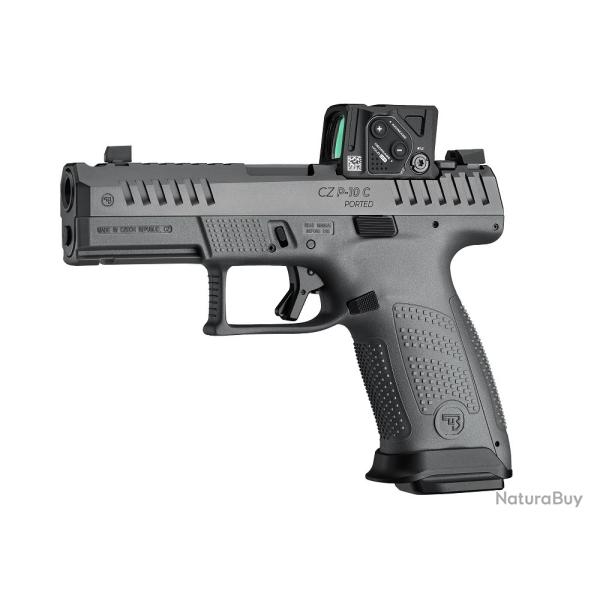 Pistolet CZ P-10C OR cal.9mm optic ready avec point rouge Aimpoint COA