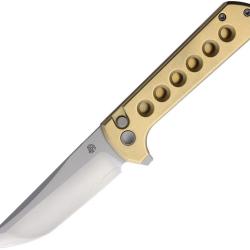 Couteau North Mountain Blade Chop 2 Lame Acier SLD-Magic Tanto Manche Bronze Perfore NMB2403B