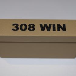 Bo&icirc;te de munition pour calibre 308