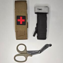 Kit tactique compact Pochette, tourniquet et ciseaux  Airsoft / Outdoor