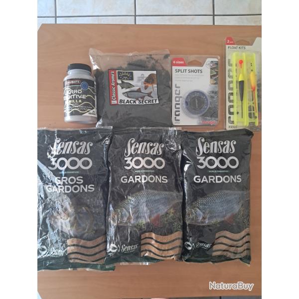 Lot p�che pour gardons sensas neuf