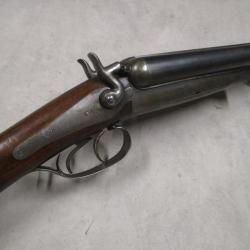 Joli HUSQVARNA mod&egrave;le 1877, Cal 12 &agrave; chiens, &agrave; 1 euro sans prix de r&eacute;serve!!! Apte au tir!!!