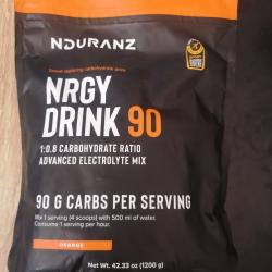 sachet nduranz nrgy drink 90 carbohydrate orange