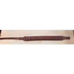 Cartouchi&egrave;re Artisanale Cuir V&eacute;ritable Cal20/25