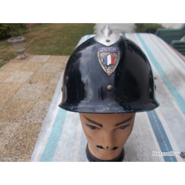 casque police petitcollins N�1,complet et en tres bon �tat