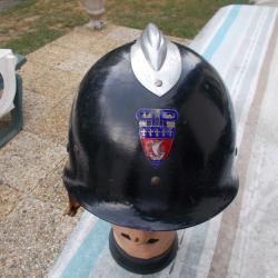 casque police petitcollins N&deg;3,complet et en tres bon &eacute;tat