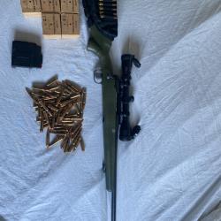 Carabine Savage axis custom + 100 munition 308 win