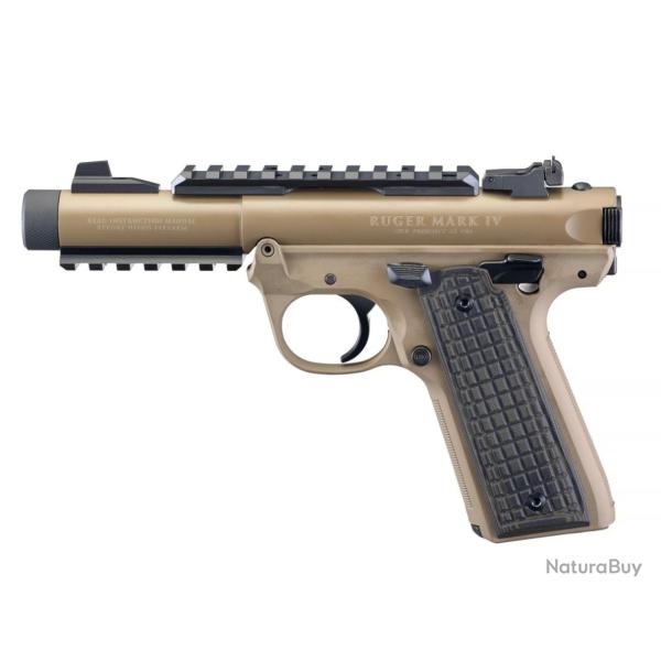 Ruger Mark IV 22/45 Tactical cal 22lr Cerakote Brown