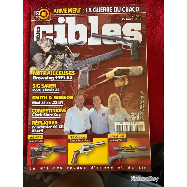 Browning 1919 A4, Sig Sauer P220... revue TIR CIBLES no 523 octobre 2013