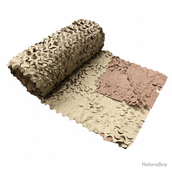 Filet de Camouflage D�sert - CamoJardin� | Rouleau 50 m