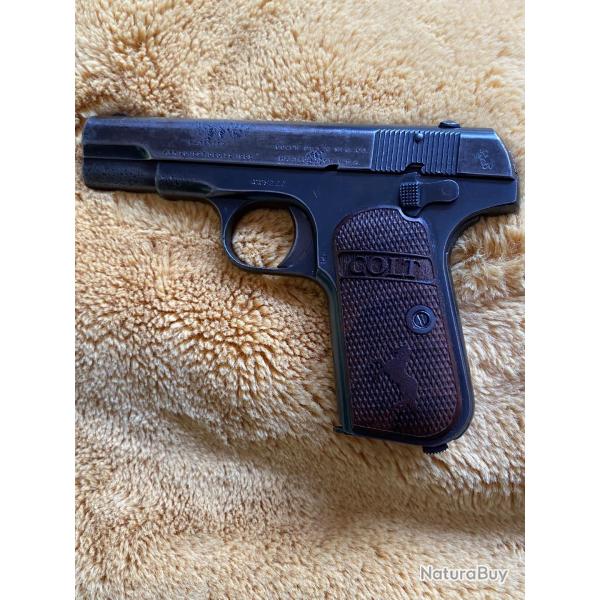 PISTOLET COLT 1903 cal. 32 an 1916