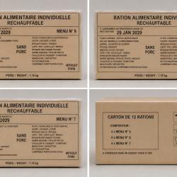 Carton de 12 rations alimentaires longue conservation