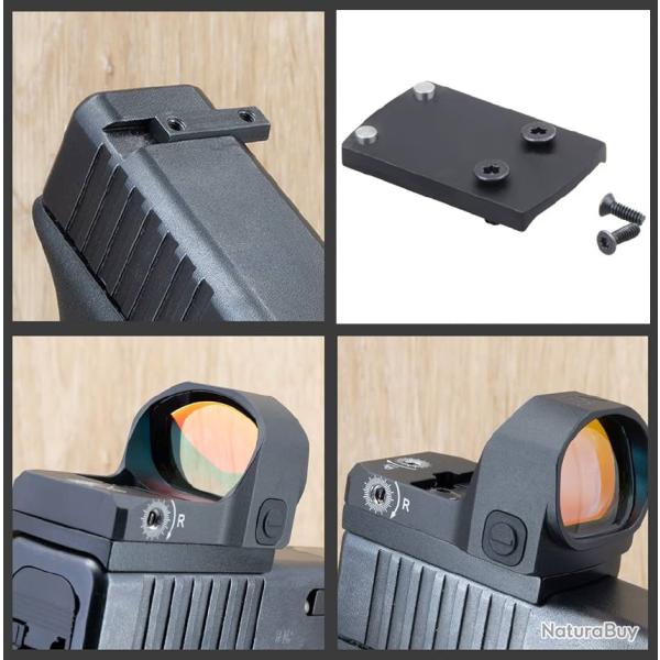 Plaque Montage Red Dot Bushnell RXC-200 Glock Non Mos | TXC ARMEMENT