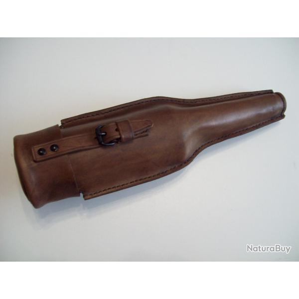 militaria ww1 �tui cuir fabrication rivet� erzat tromblon VB Francais 14/18 POILU