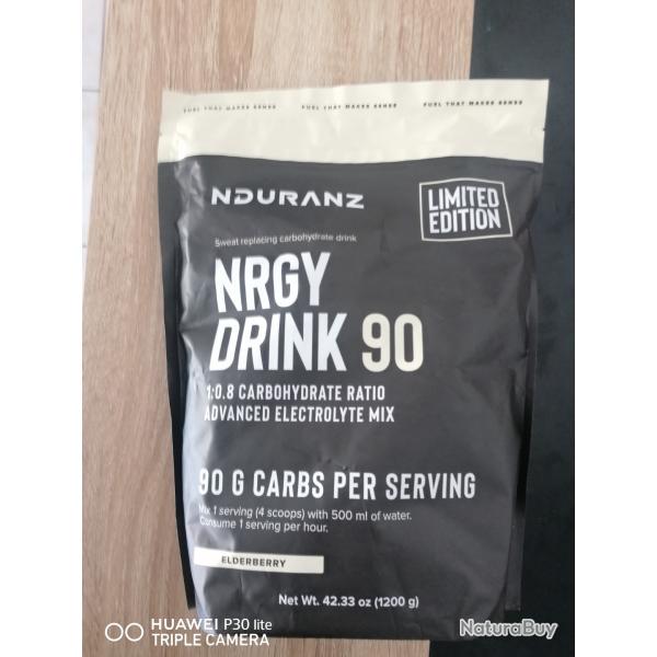 sachet nduranz nrgy drink 90 carbohydrate blanc