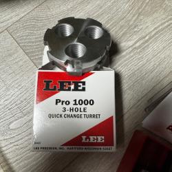 Lee precision - Tourelle 3 positions pour Lee Pro 1000