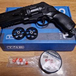 Lot complet T4E UMAREX HDR50 +19.9 Joules + Accessoires barillets, billes titan, power kit valve v2