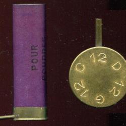 Cal. 12 &agrave; broche - Lot de 10 douilles jamais charg&eacute;es - marque C D G -  Port compris