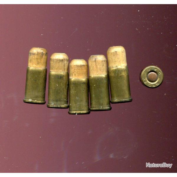 lot de 6 cartouches .32 S&W � grenaille balle bois - marquage : UMC 32 S&W avant 1885 - PORT COMPRIS