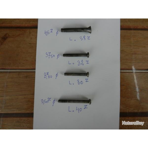 Quatre vis pour armes anciennes